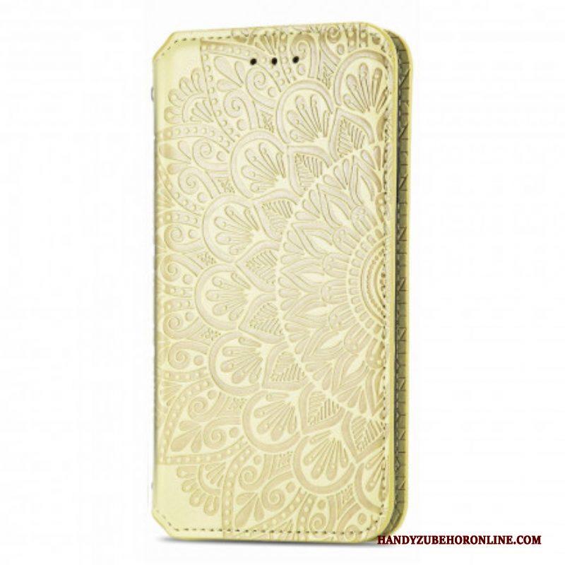 Bescherming Hoesje voor Motorola Edge 20 Pro Folio-hoesje Mandala