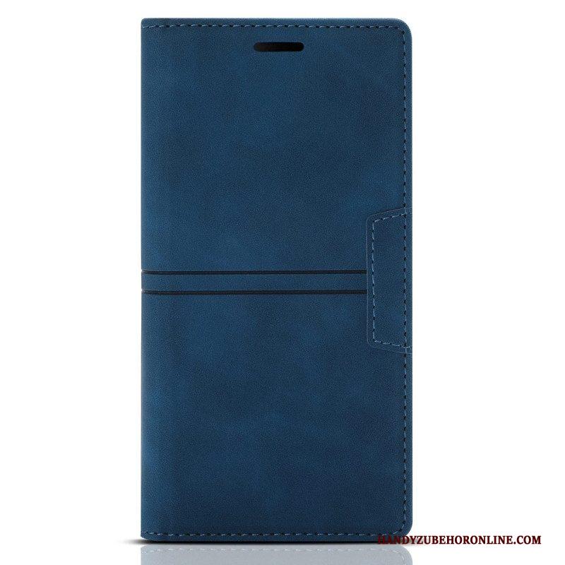 Bescherming Hoesje voor Samsung Galaxy A54 5G Folio-hoesje Stijl Lederen Couture