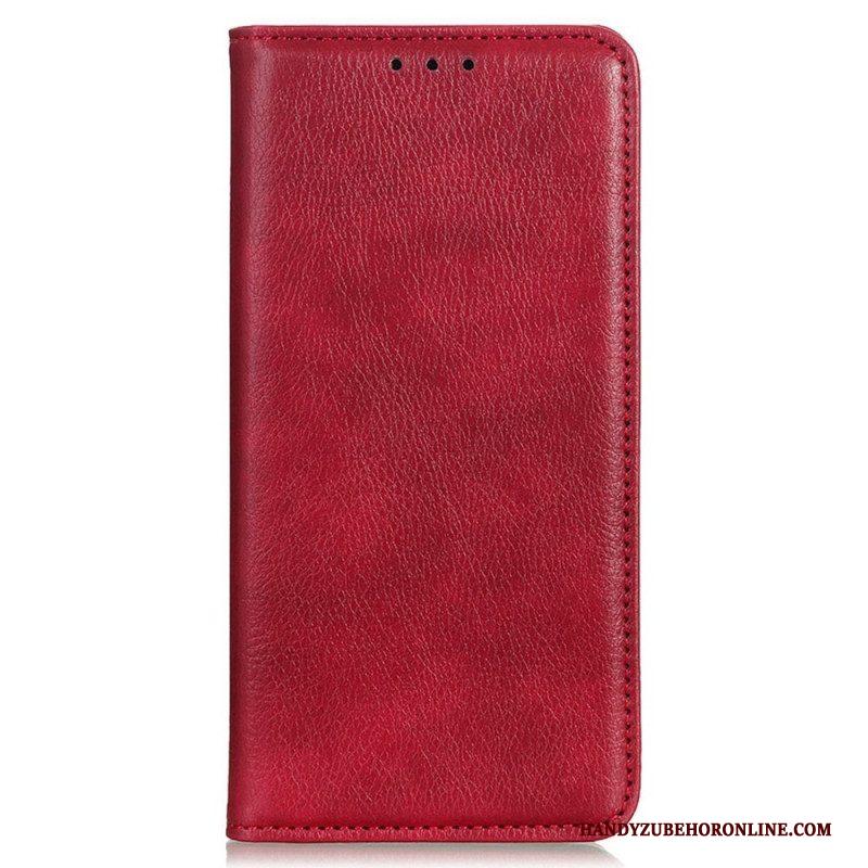 Bescherming Hoesje voor Samsung Galaxy M13 Folio-hoesje Litchi Splitleer