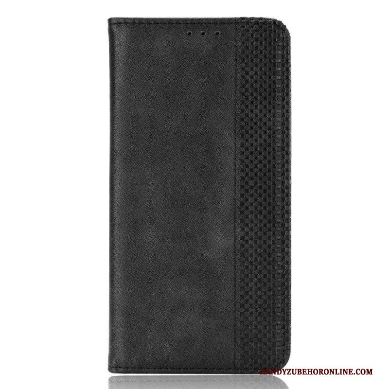 Bescherming Hoesje voor Samsung Galaxy M23 5G Folio-hoesje Gestileerd Vintage Leereffect