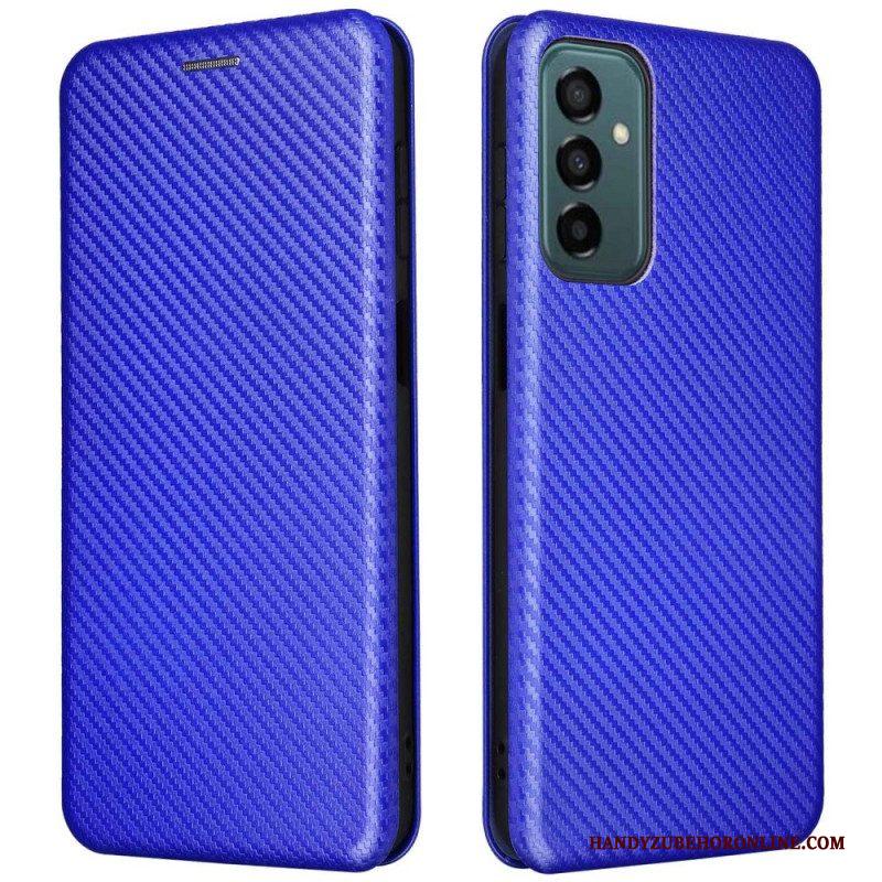 Bescherming Hoesje voor Samsung Galaxy M23 5G Folio-hoesje Koolstofvezel