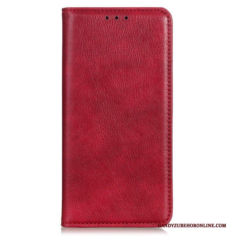 Bescherming Hoesje voor Samsung Galaxy M33 5G Folio-hoesje Litchi Splitleer