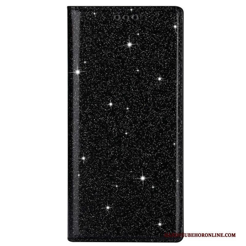 Bescherming Hoesje voor Samsung Galaxy M51 Folio-hoesje Paillettenstijl