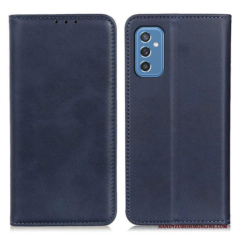 Bescherming Hoesje voor Samsung Galaxy M52 5G Folio-hoesje Elegant Leer