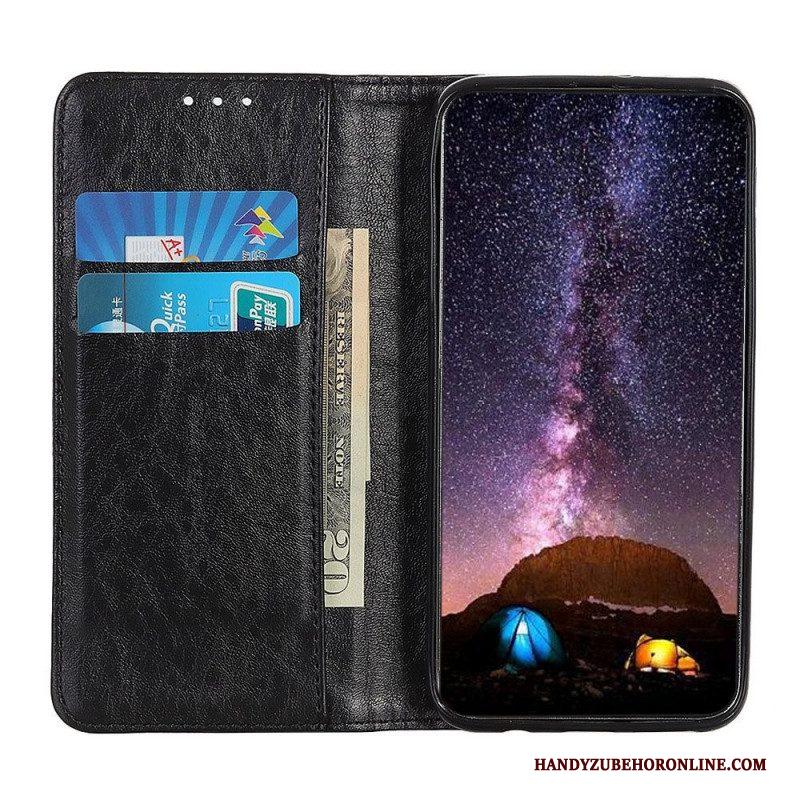 Bescherming Hoesje voor Samsung Galaxy M53 5G Folio-hoesje Leer Textuur