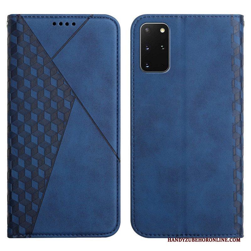 Bescherming Hoesje voor Samsung Galaxy S20 Plus / S20 Plus 5G Folio-hoesje Geo Leereffect