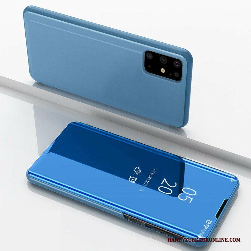 Bescherming Hoesje voor Samsung Galaxy S20 Plus / S20 Plus 5G Spiegel En Kunstleer