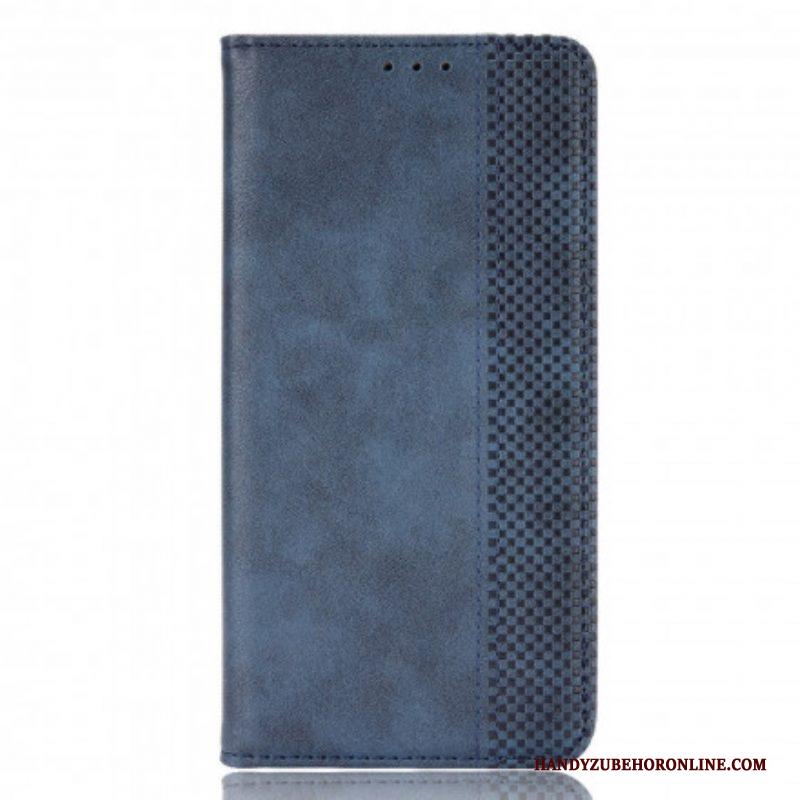 Bescherming Hoesje voor Samsung Galaxy S21 5G Folio-hoesje Gestileerd Vintage Leereffect