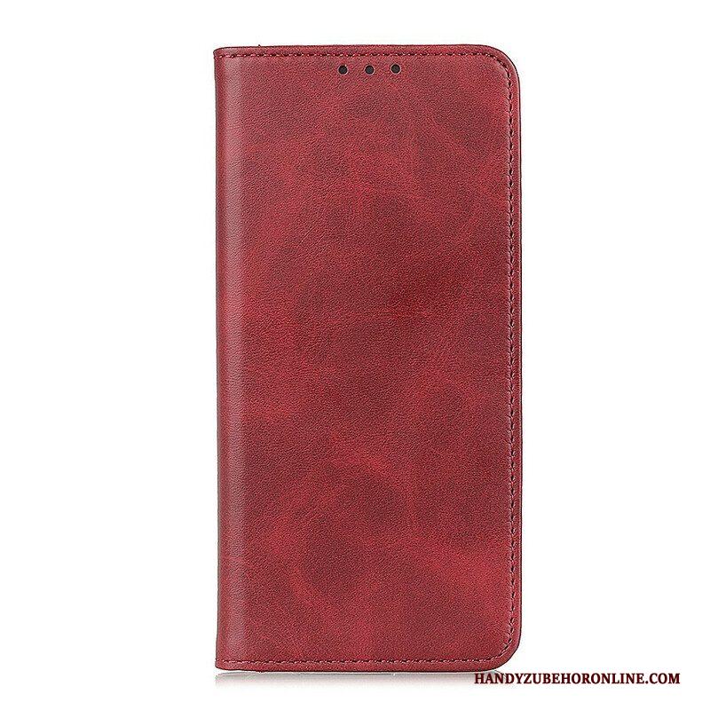 Bescherming Hoesje voor Samsung Galaxy S21 FE Folio-hoesje Gespleten Leer