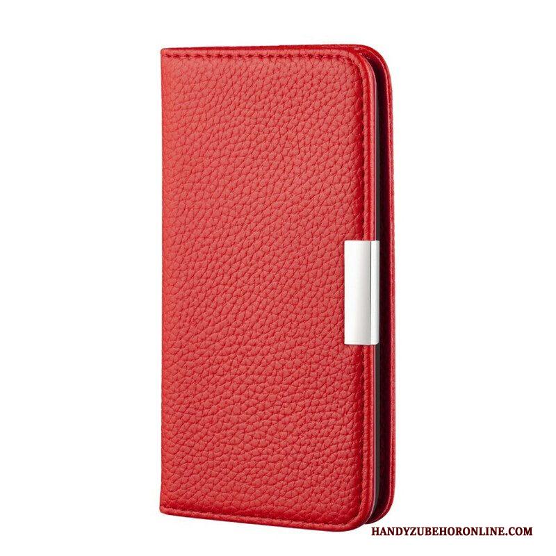 Bescherming Hoesje voor Samsung Galaxy S21 FE Folio-hoesje Imitatieleer Litchi Ultra Chic