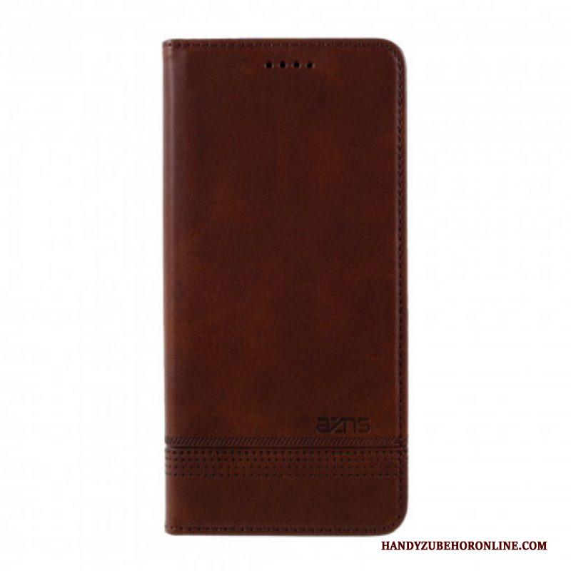 Bescherming Hoesje voor Samsung Galaxy S21 Plus 5G Folio-hoesje Azns Leerstyling