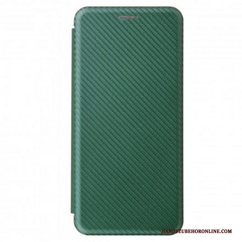 Bescherming Hoesje voor Samsung Galaxy S21 Ultra 5G Folio-hoesje Koolstofvezel