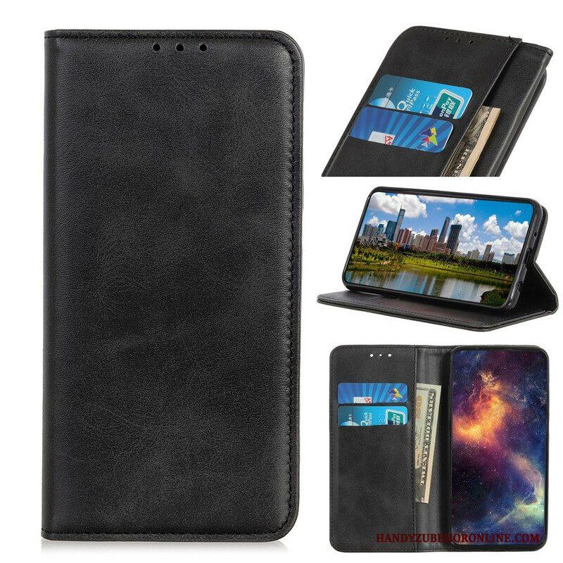 Bescherming Hoesje voor Samsung Galaxy S21 Ultra 5G Folio-hoesje Vintage Gespleten Leer