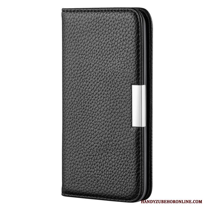 Bescherming Hoesje voor Samsung Galaxy S22 5G Folio-hoesje Imitatieleer Litchi Ultra Chic