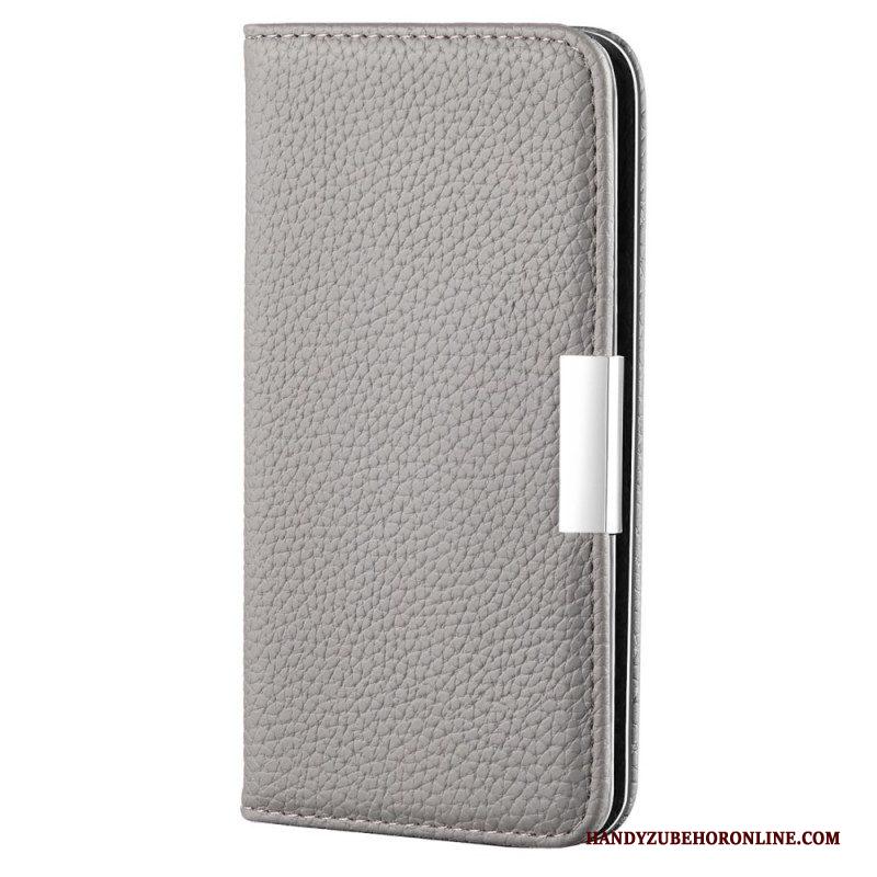 Bescherming Hoesje voor Samsung Galaxy S22 5G Folio-hoesje Imitatieleer Litchi Ultra Chic