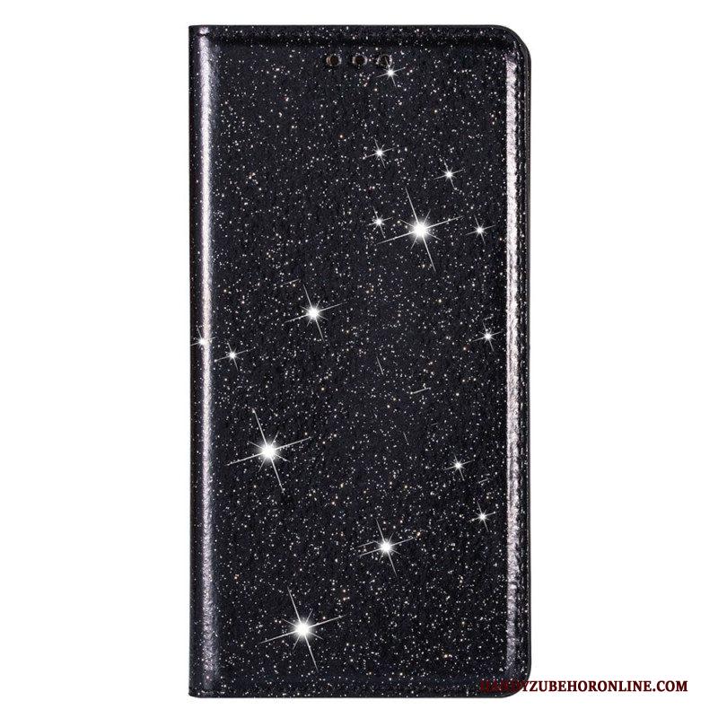 Bescherming Hoesje voor Samsung Galaxy S22 5G Folio-hoesje Paillettenstijl