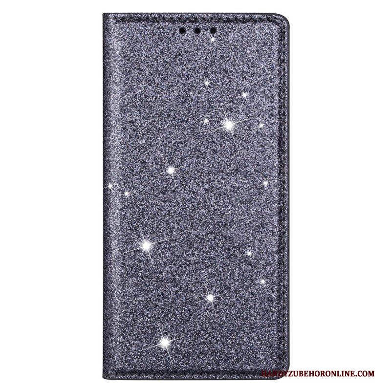 Bescherming Hoesje voor Samsung Galaxy S22 5G Folio-hoesje Paillettenstijl