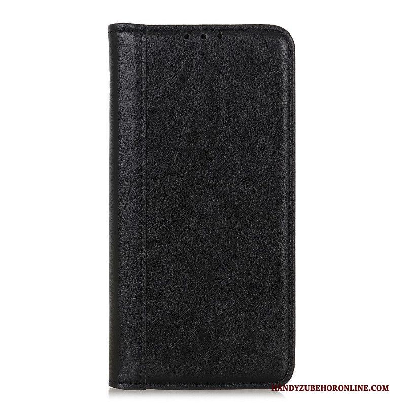 Bescherming Hoesje voor Samsung Galaxy S22 Plus 5G Folio-hoesje Elegantie Split Litchi Leer