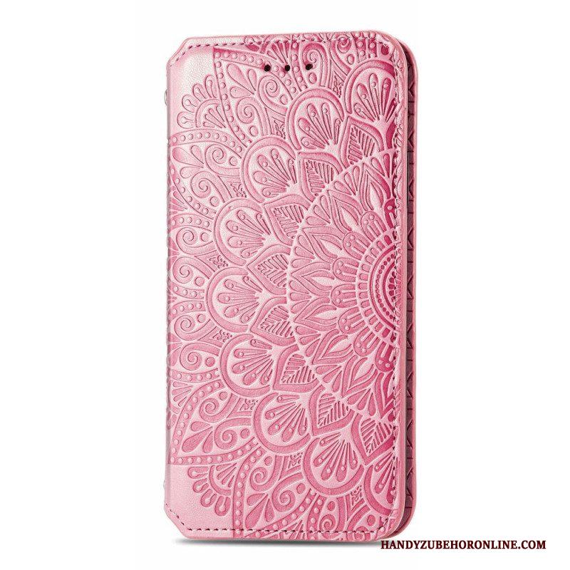 Bescherming Hoesje voor Samsung Galaxy S22 Ultra 5G Folio-hoesje Mandala