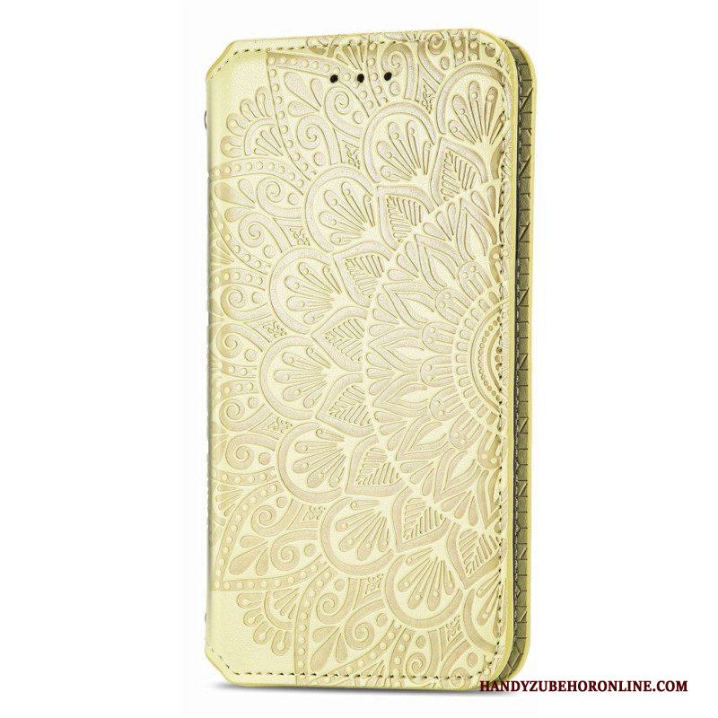 Bescherming Hoesje voor Samsung Galaxy S22 Ultra 5G Folio-hoesje Mandala