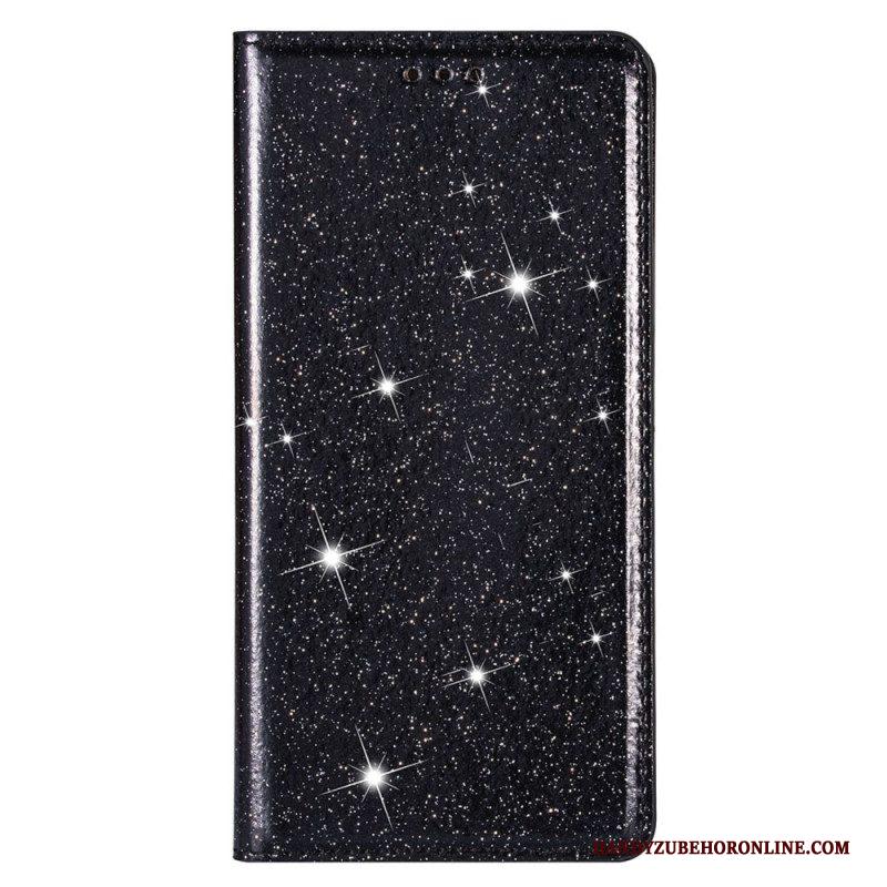 Bescherming Hoesje voor Samsung Galaxy S23 5G Folio-hoesje Paillettenstijl