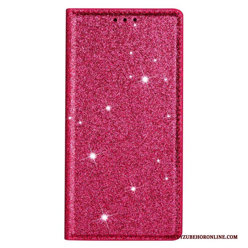 Bescherming Hoesje voor Samsung Galaxy S23 5G Folio-hoesje Paillettenstijl