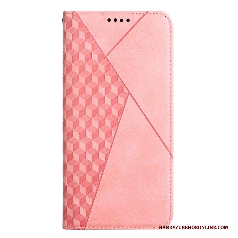 Bescherming Hoesje voor Samsung Galaxy S23 5G Folio-hoesje Stijl Leer 3d-patroon