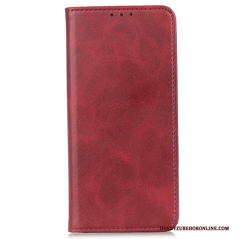 Bescherming Hoesje voor Samsung Galaxy S23 Plus 5G Folio-hoesje Gespleten Leer