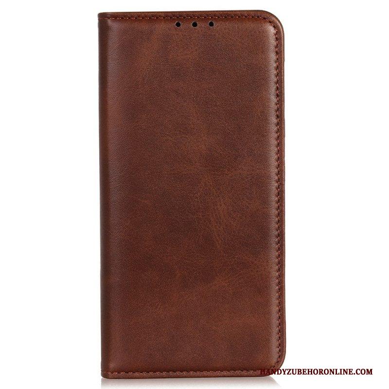 Bescherming Hoesje voor Samsung Galaxy S23 Plus 5G Folio-hoesje Gespleten Leer