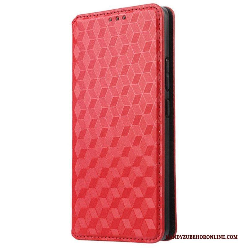 Bescherming Hoesje voor Samsung Galaxy S23 Ultra 5G Folio-hoesje 3d Patroon