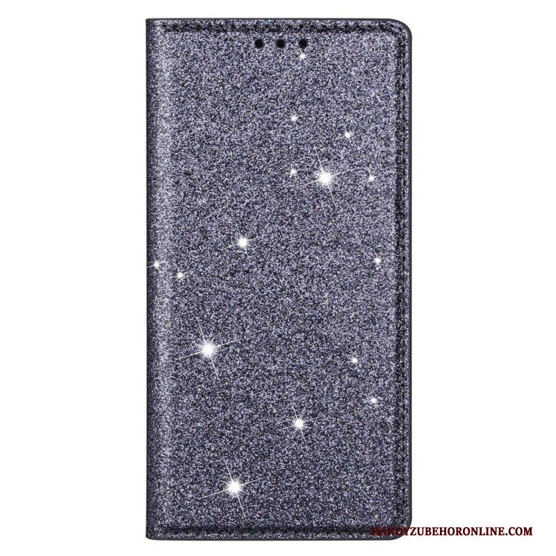 Bescherming Hoesje voor Samsung Galaxy S23 Ultra 5G Folio-hoesje Paillettenstijl