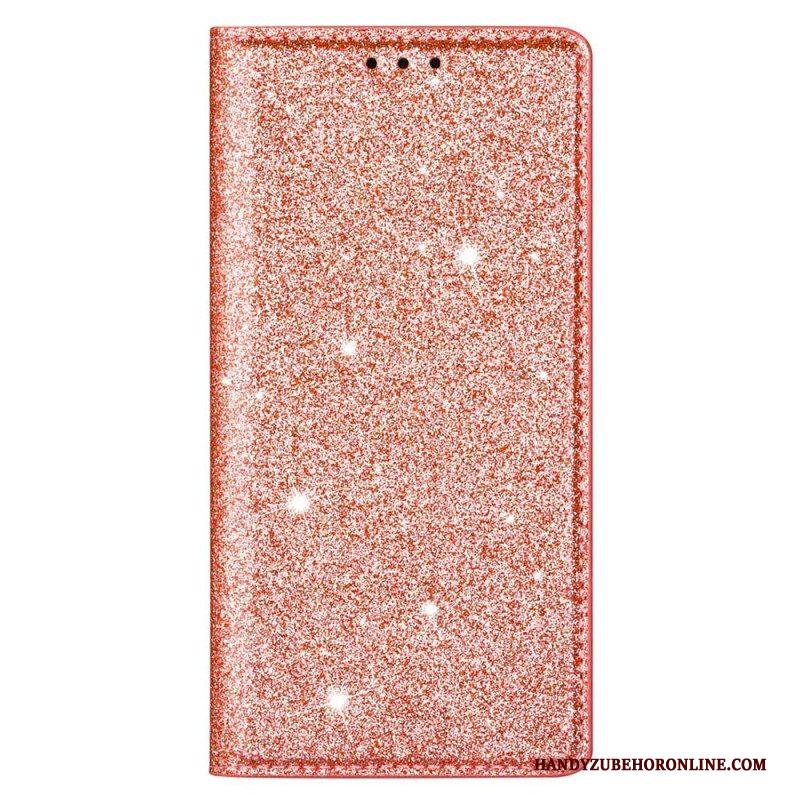 Bescherming Hoesje voor Samsung Galaxy S23 Ultra 5G Folio-hoesje Paillettenstijl