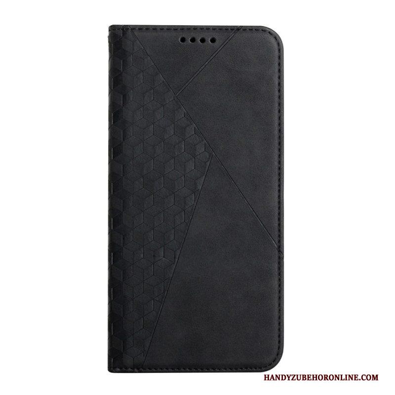 Bescherming Hoesje voor Samsung Galaxy S23 Ultra 5G Folio-hoesje Stijl Leer 3d-patroon