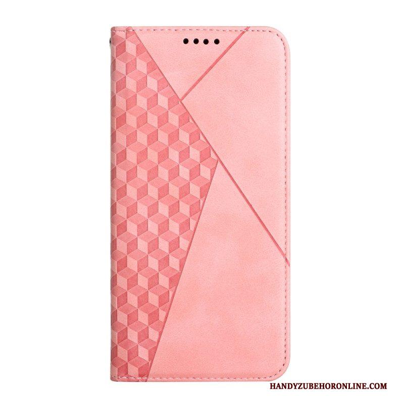 Bescherming Hoesje voor Samsung Galaxy S23 Ultra 5G Folio-hoesje Stijl Leer 3d-patroon