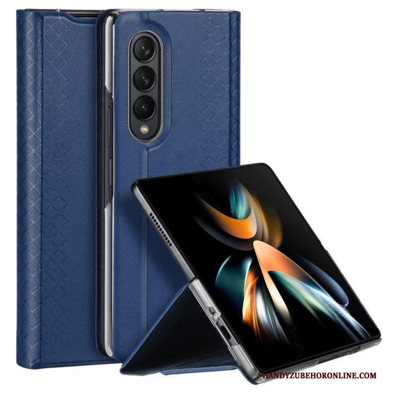 Bescherming Hoesje voor Samsung Galaxy Z Fold 4 Folio-hoesje Dux Ducis Bril-serie