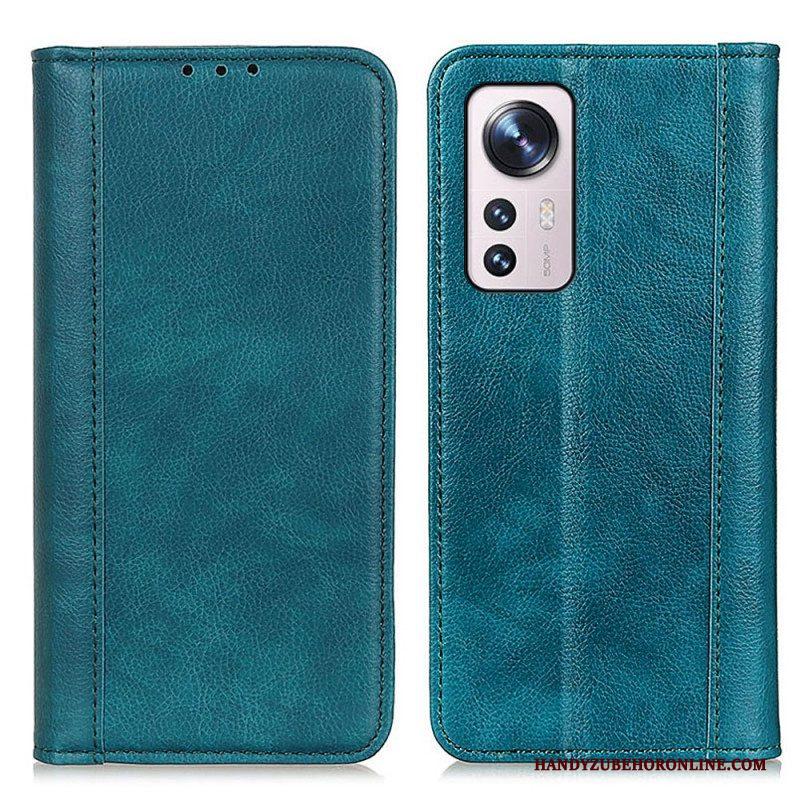 Bescherming Hoesje voor Xiaomi 12 / 12X Folio-hoesje Gekleurde Versie Van Splitleer