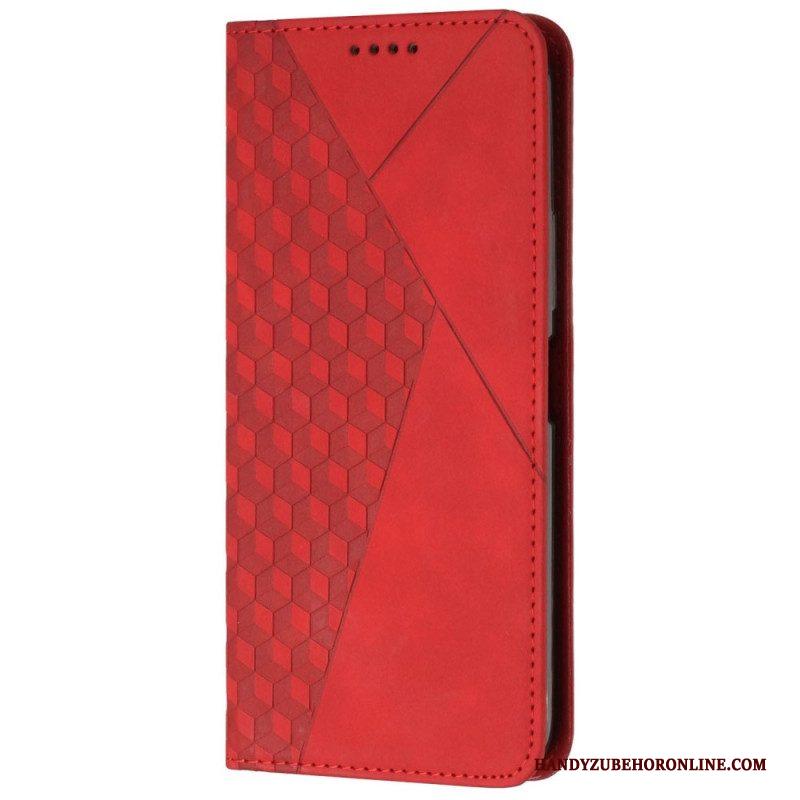 Bescherming Hoesje voor Xiaomi 12 Lite Folio-hoesje Stijl Leer 3d-patroon