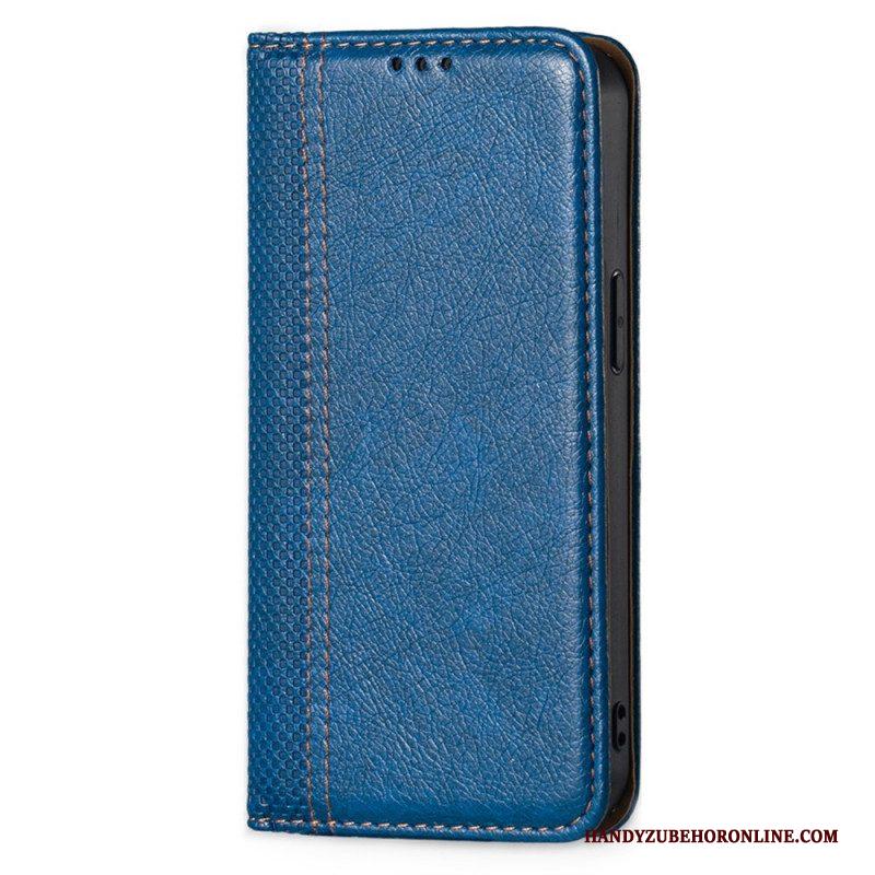 Bescherming Hoesje voor Xiaomi 12 Pro Folio-hoesje Vintage Leereffect