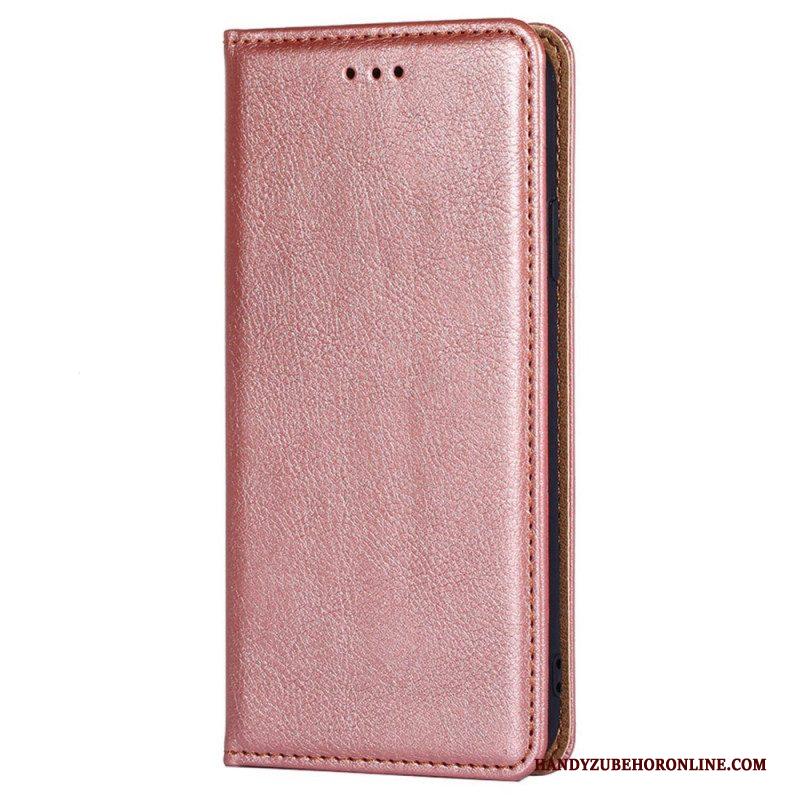 Bescherming Hoesje voor Xiaomi 12T / 12T Pro Folio-hoesje Lakleer-effect