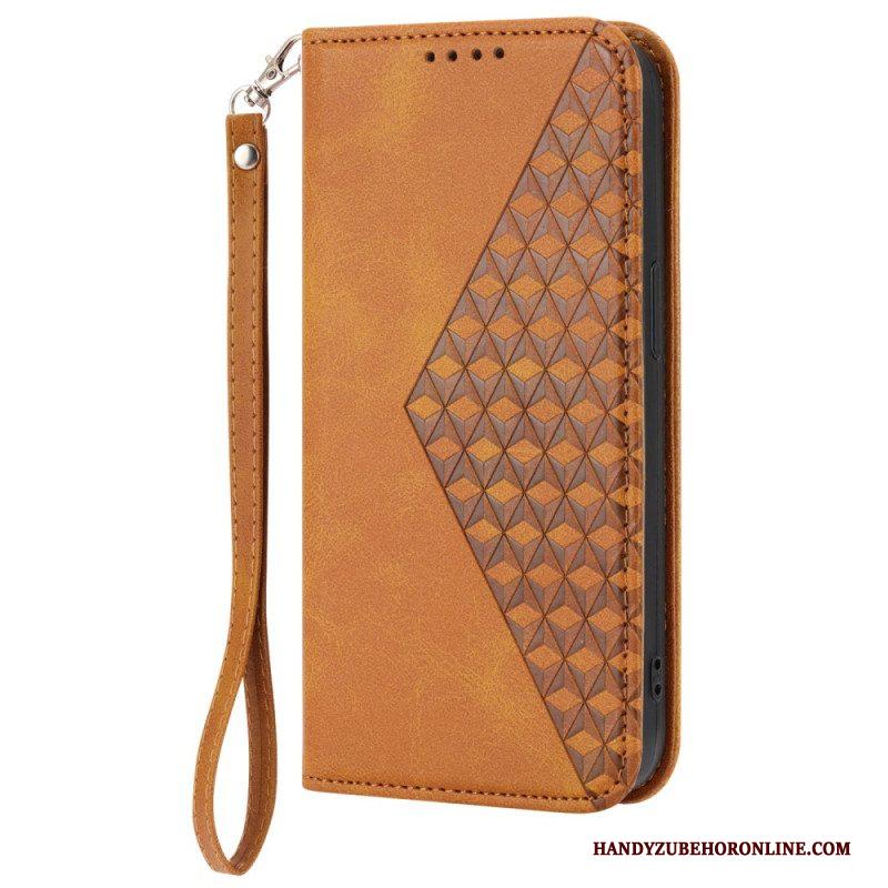 Bescherming Hoesje voor Xiaomi 13 Folio-hoesje Stijl Leer 3d-patroon