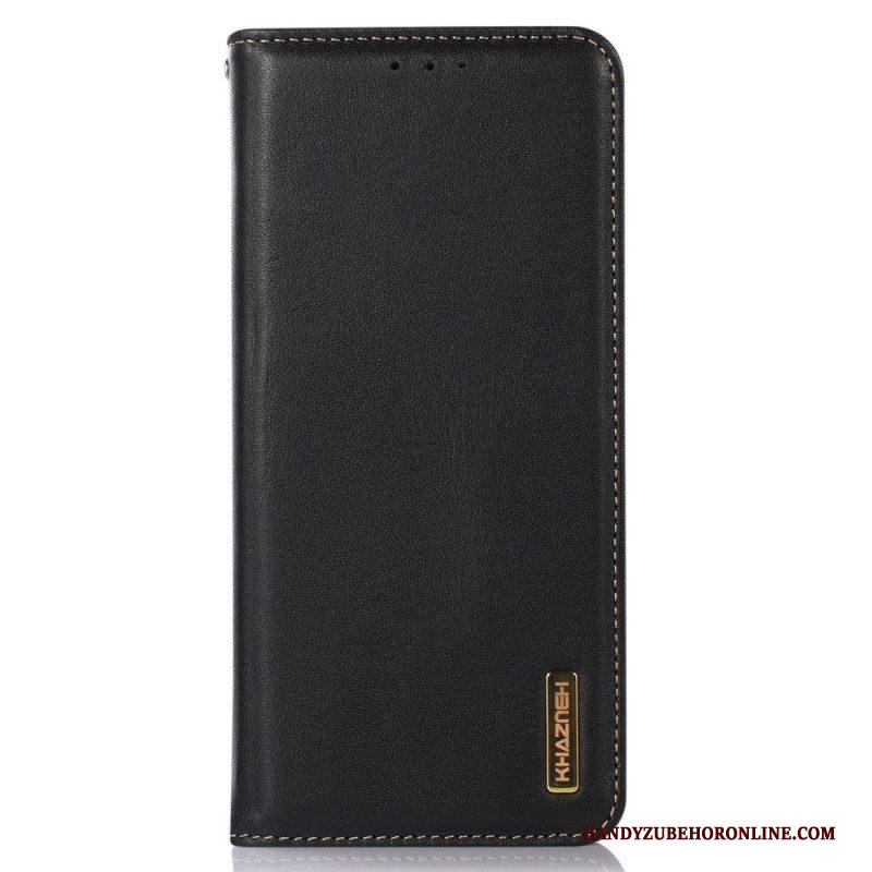 Bescherming Hoesje voor Xiaomi 13 Lite Folio-hoesje Rfid Echt Leer Khazneh