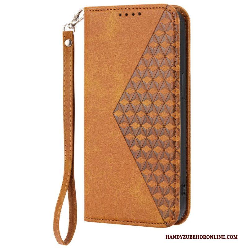 Bescherming Hoesje voor Xiaomi 13 Pro Folio-hoesje Stijl Leer 3d-patroon