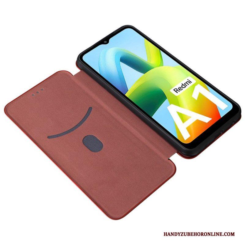 Bescherming Hoesje voor Xiaomi Redmi A1 Folio-hoesje Koolstofvezel