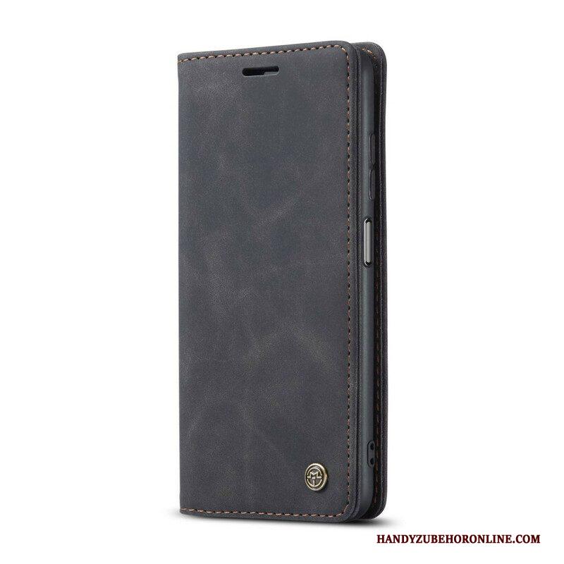 Bescherming Hoesje voor Xiaomi Redmi Note 10 / 10S Folio-hoesje Caseme Leereffect