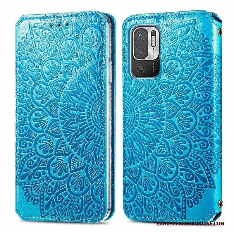 Bescherming Hoesje voor Xiaomi Redmi Note 10 5G Folio-hoesje Mandala