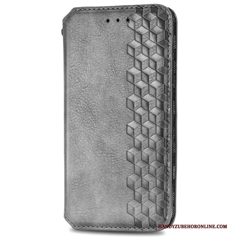 Bescherming Hoesje voor Xiaomi Redmi Note 11 / 11S Folio-hoesje Leereffect Diamanttextuur