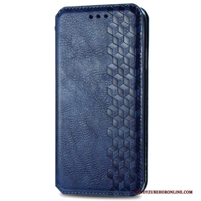 Bescherming Hoesje voor Xiaomi Redmi Note 11 / 11S Folio-hoesje Leereffect Diamanttextuur