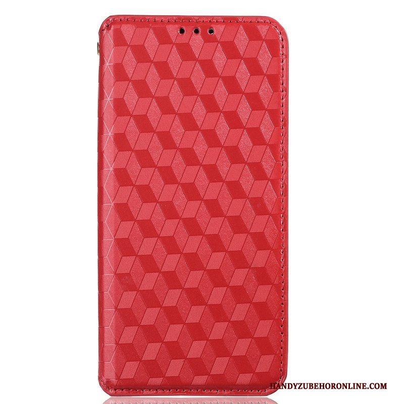 Bescherming Hoesje voor Xiaomi Redmi Note 11 Pro Plus 5G Folio-hoesje Leereffect 3d-textuur