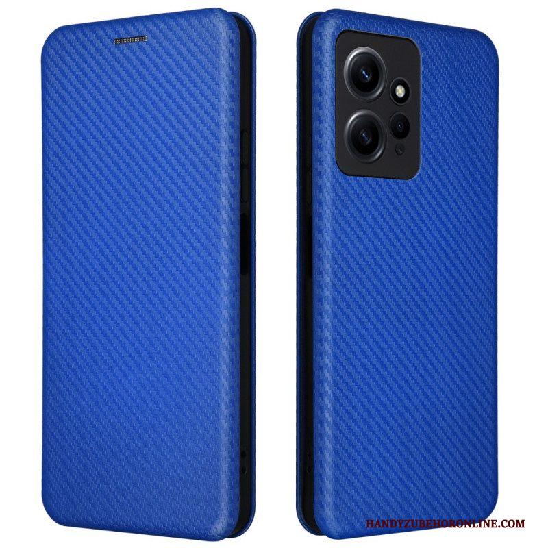 Bescherming Hoesje voor Xiaomi Redmi Note 12 4G Folio-hoesje Koolstofvezel