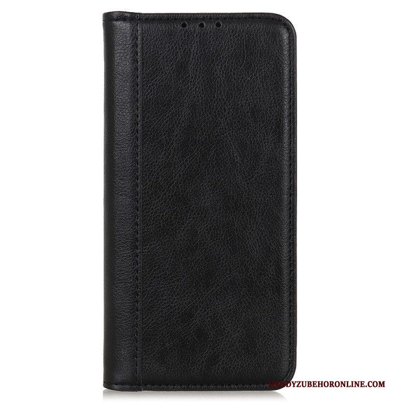 Bescherming Hoesje voor Xiaomi Redmi Note 12 4G Folio-hoesje Vintage Gespleten Leer